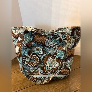 Vera Bradley tote bag in the retired "Java Blue" pattern